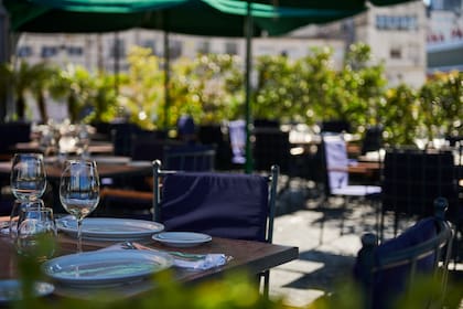 La terraza de Cabaña Las Lilas es otro de sus grandes atributos.