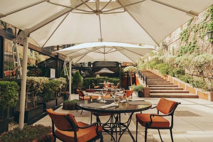 La terraza del hotel InterContinental.
