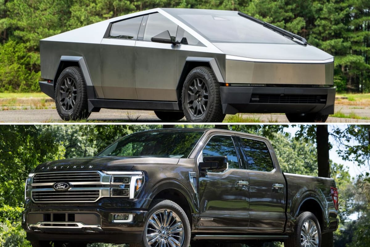 La Tesla Cybertruck saca una leve ventaja en lo que respecta a carga (Archivo)