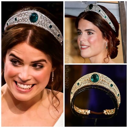 La tiara de la princesa Eugenia tiene un valor de 13 millones de dólares