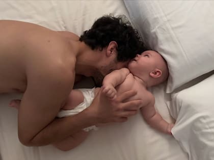 La tierna foto de Chino Darín con Dante