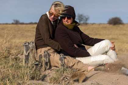 La tierna foto de Portia de Rossi y Ellen DeGeneres en su visita a Botsuana que dio de qué hablar
