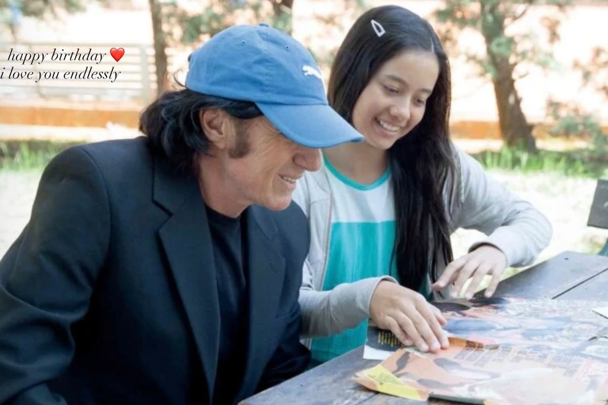 La tierna foto que publicó Andanin Vilas por el cumpleaños de su papá, Guillermo Vilas: “Te amo infinitamente”