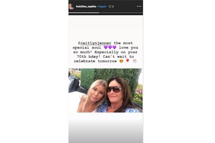 La tierna historia que compartió Sophía Hutchins para Caitlyn Jenner