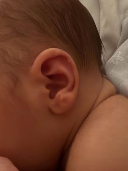 La tierna imagen de Dante Darín Corberó mientras duerme