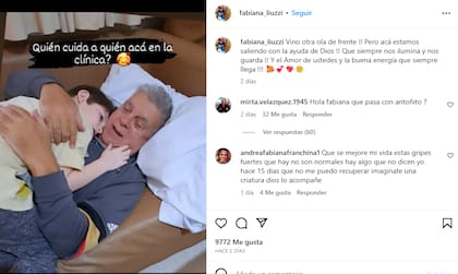 La tierna imagen de Luis Ventura junto a Antonio