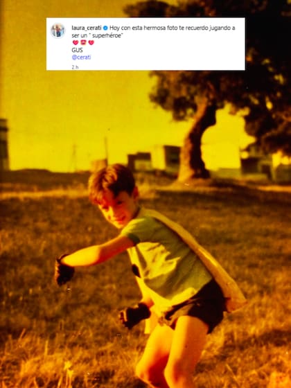La tierna imagen que compartió la hermana de Gustavo Cerati (Foto: Instagram @laura_cerati)