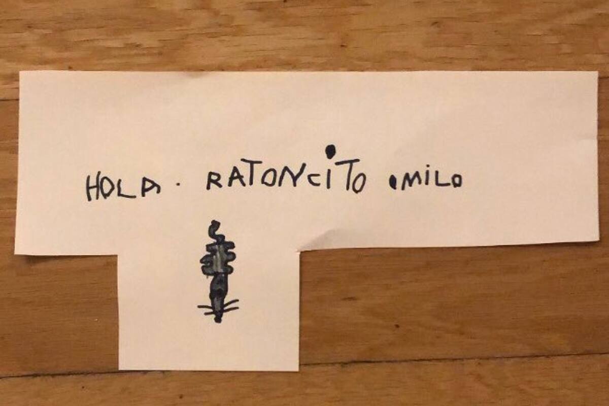 La tierna imagen se volvió viral. Fuente: Twitter