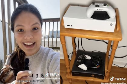 La tiktoker aseguró que muchos de los artículos que consiguió gratis en EE.UU. estaban nuevos