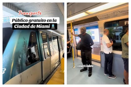 La tiktoker compartió opciones de transporte en Miami