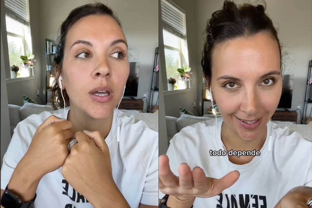 La tiktoker declaró que en uno de los dos países "tiene menos dinero" porque los gastos son equivalentes al sueldo