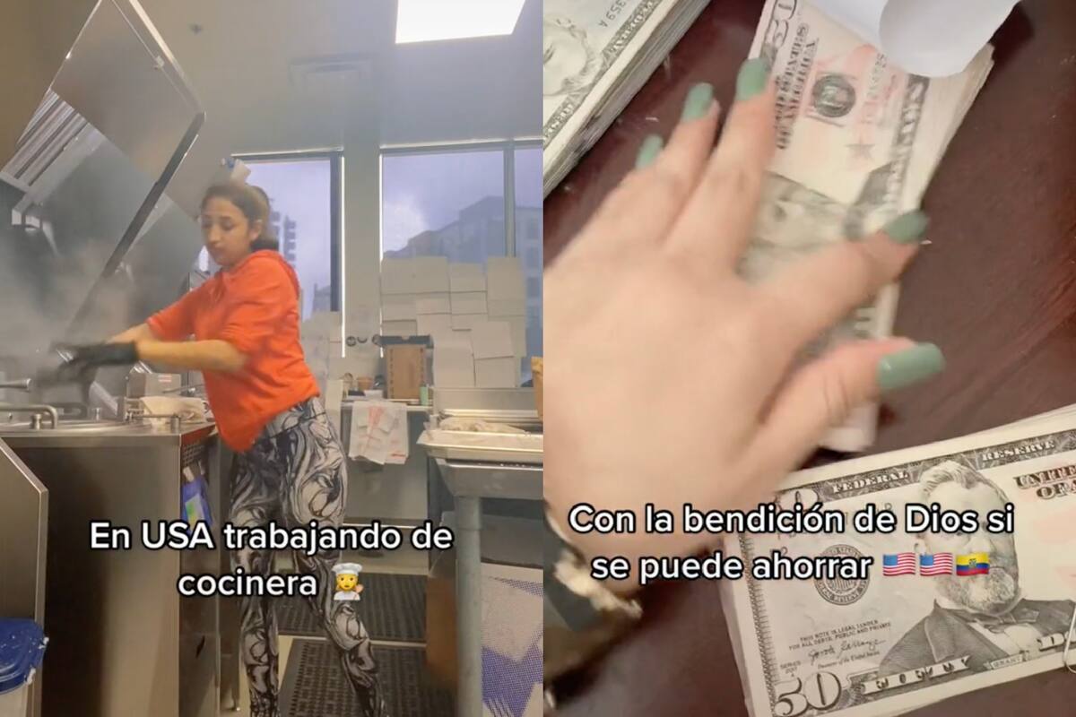 La tiktoker ecuatoriana compartió detalles de su vida en Estados Unidos