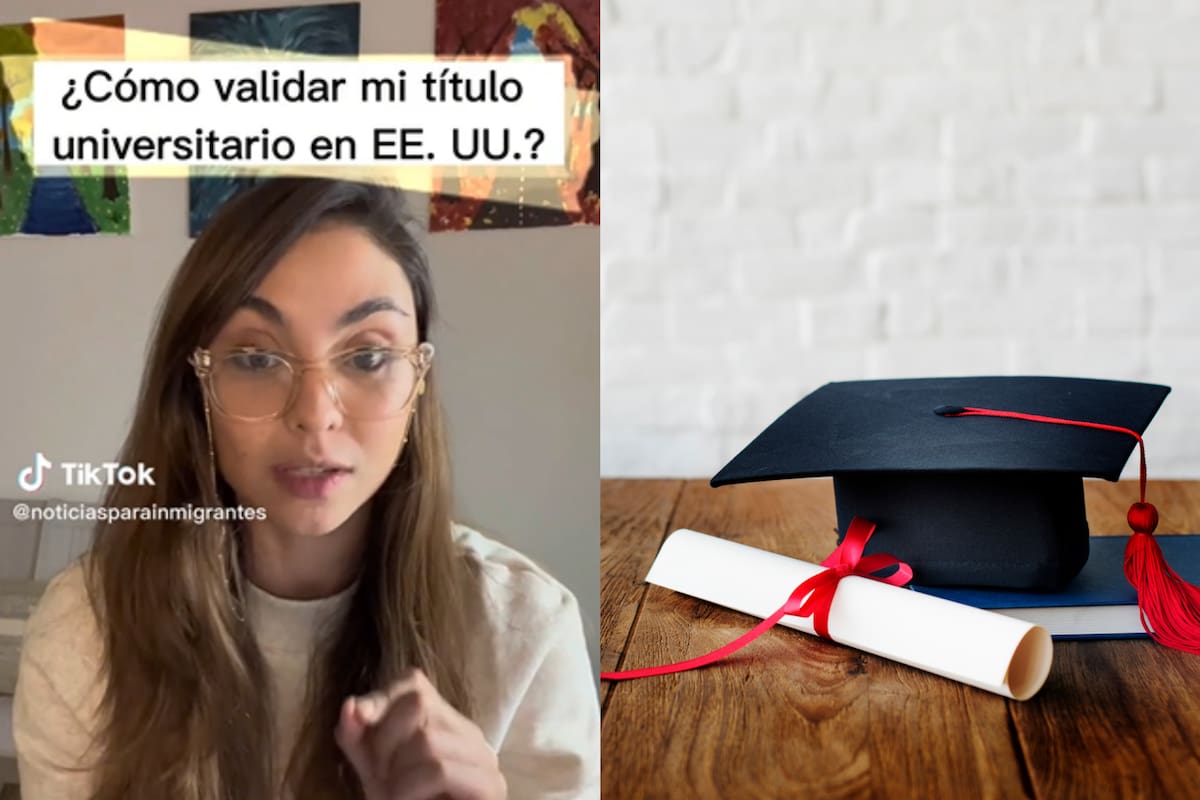 La tiktoker explicó que existen varias organizaciones que pueden ayudar al inmigrante a validar su título