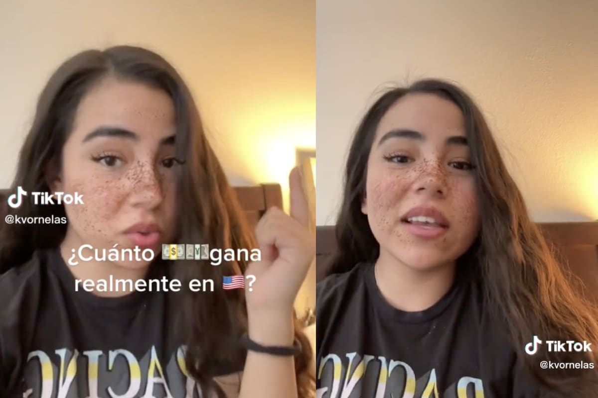 La tiktoker hizo un comparativo de cuál es el costo de vida en México, de donde ella es, y el de EE.UU.