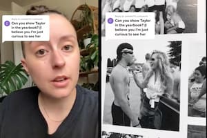 La tiktoker mostró imágenes y anuarios para probar que compartió el colegio secundario con Taylor Swift