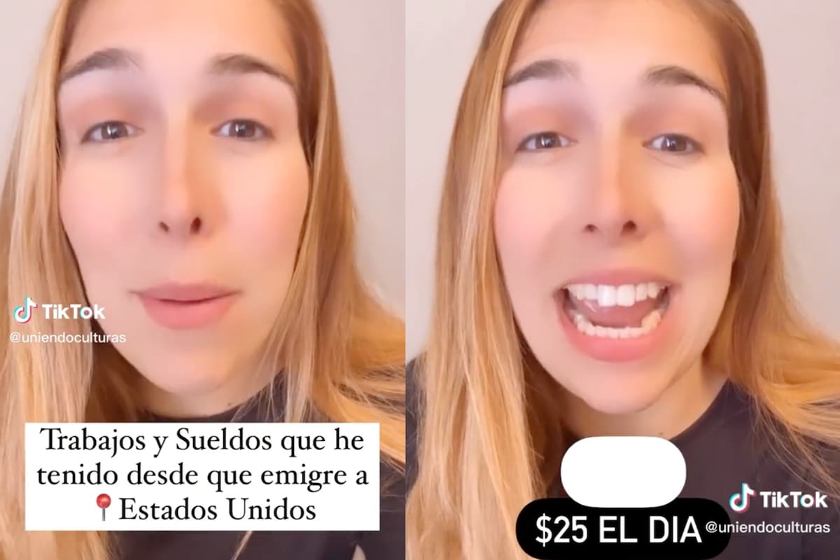 La tiktoker relató que comenzó como niñera en 2015 y actualmente trabaja de manera independiente como asesora de seguros