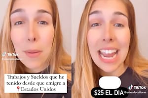 La tiktoker relató que comenzó como niñera en 2015 y actualmente trabaja de manera independiente como asesora de seguros