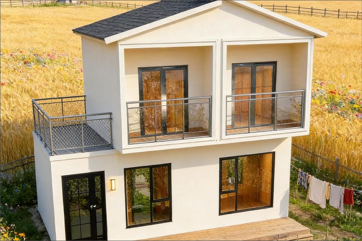 La tiny house que se vende en Amazon puede personalizarse a gusto del comprador