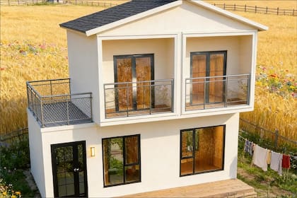 La tiny house que se vende en Amazon puede personalizarse a gusto del comprador