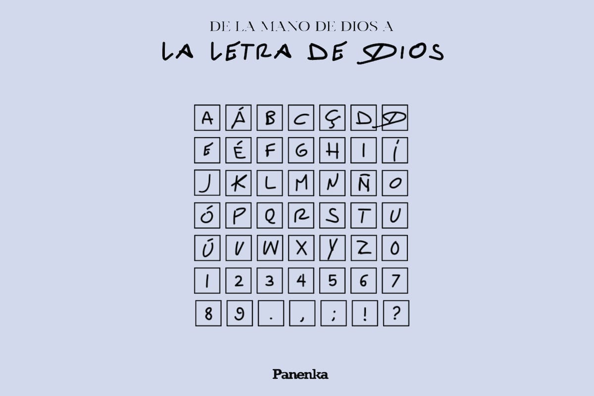 La tipografía creada por la revista Panenka en base a la caligrafía de Diego Maradona