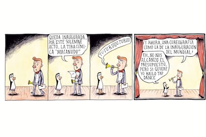 La tira publicada el 16 de junio de 2002, en LA NACION