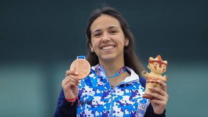 La tiradora argentina Fernanda Russo ganó la medalla de bronce en los Juegos Panamericanos Lima 2019
