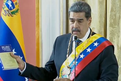 La toma de posesión del presidente Nicolás Maduro para un nuevo mandato, en Caracas