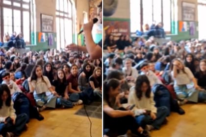 La toma en el Colegio Nacional Buenos Aires (CNBA).
