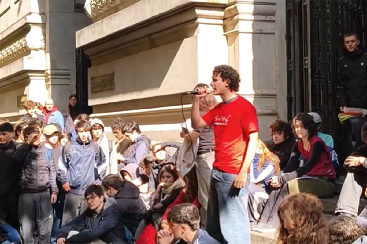 La toma en el Colegio Nacional de Buenos Aires