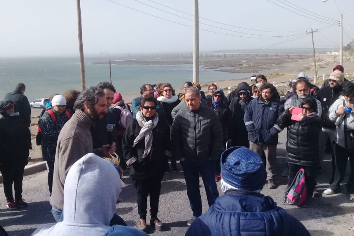 La toma en la planta de YPF en el kilómetro 3 de Comodoro Rivadavia