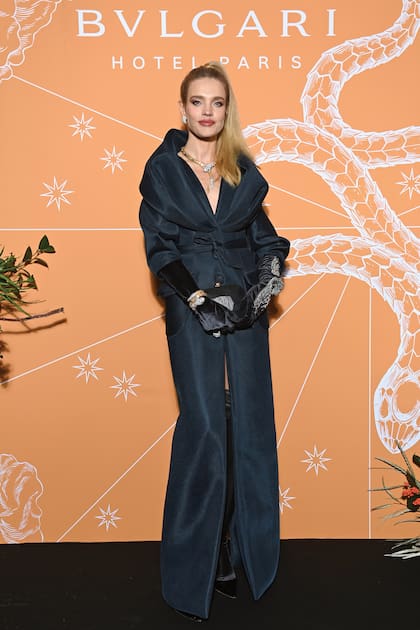 La top en una fiesta de Bvlgari celebrada en París en diciembre pasado.