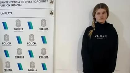 "La Toretto" al momento de entregarse a la policía