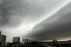 La tormenta comenzó durante la madrugada en Buenos Aires.