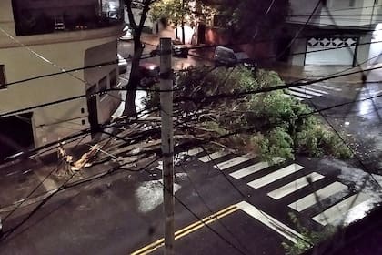 Una tormenta azotó la ciudad de Buenos Aires