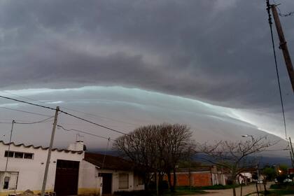 La tormenta en Miramar pasado el mediodía