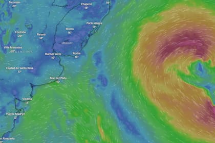 La tormenta Santa Rosa ocurrirá principalmente en el centro del país. Foto: captura
