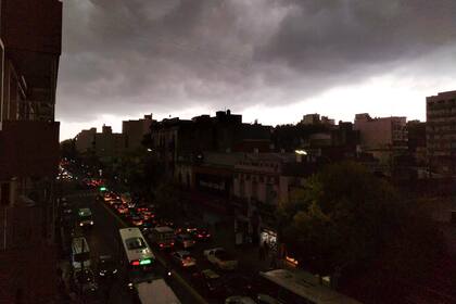 La tormenta sobre la ciudad