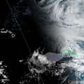 La trayectoria de la tormenta tropical Amanda en el océano Pacífico