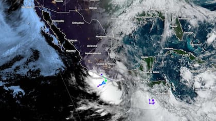 La tormenta tropical Boris intensificó su actividad convectiva frente a la costa sur de México