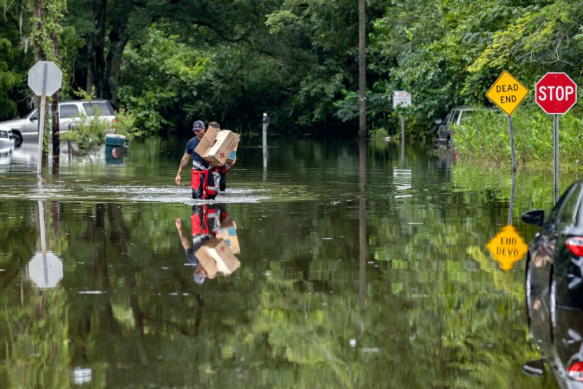 La tormenta tropical Debby dejó inundaciones y severos destrozos en distintos estados de EE.UU.