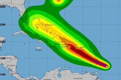 La tormenta tropical Dorian pasará por la isla de Puerto Rico el miércoles, según la previsión del Centro Nacional de Huracanes de EE.UU.