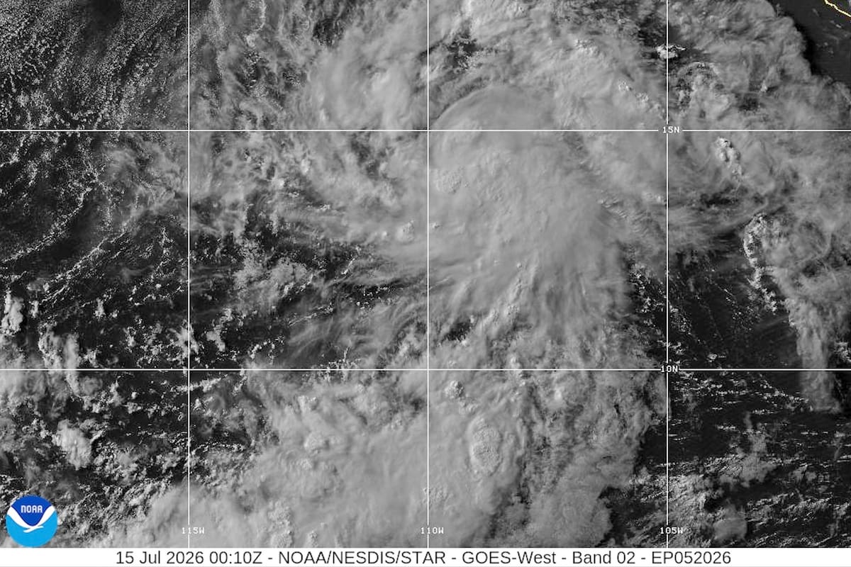 La tormenta tropical Elida se forma en el Pacífico; no amenaza tierra, pero gana fuerza