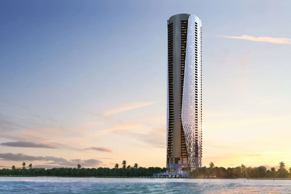 La torre cilíndrica de 60 pisos está pensada para ser la más alta que se haya construido en una playa estadounidense