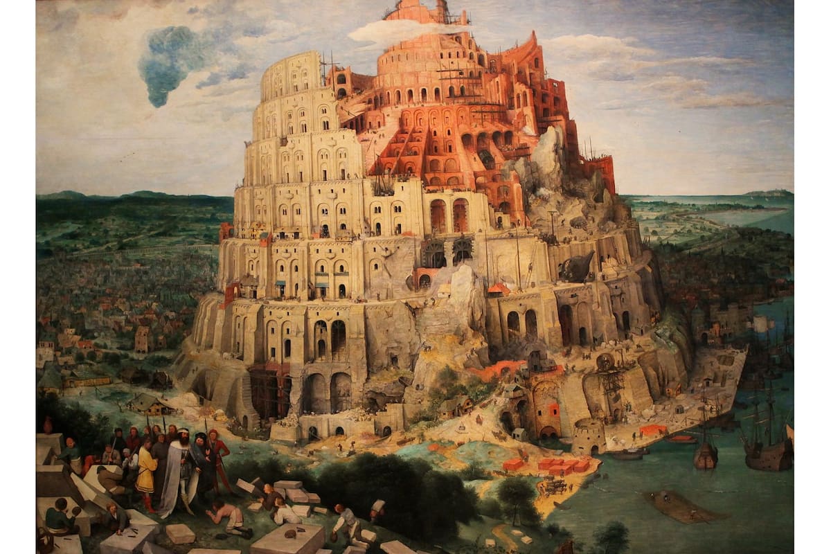 La Torre de Babel, en la versión de Pieter Brueghel; un lugar donde todos hablan, pero pocos se entienden
