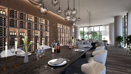 La torre sobre la avenida Libertador tendrá un restaurante, un sky bar y un pool bar