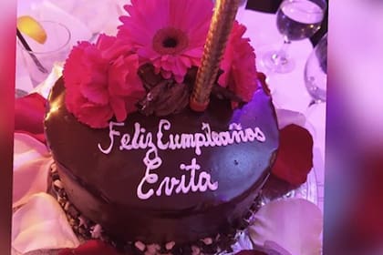 La torta de cumpleaños de la actriz