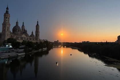 La totalidad del eclipse en Zaragoza duró 1 minuto y 23 segundos