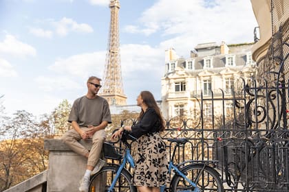 La Tour Eiffel se ve desde buena parte de la ciudad.