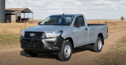 La Toyota Hilux cabina simple