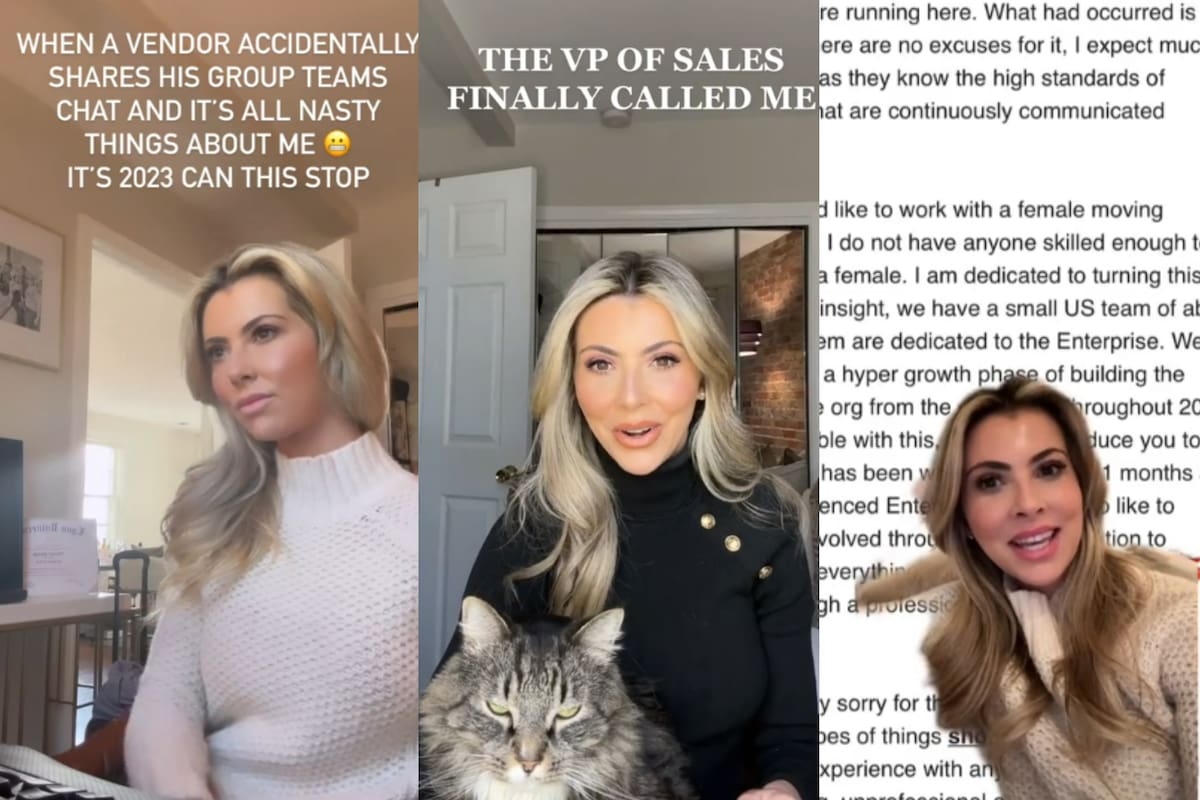 La trabajadora compartió una difícil situación que vivió en plena videollamada